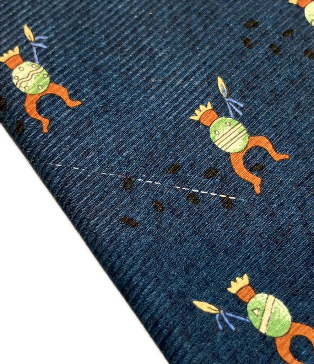 ブルガリ ネクタイ シルク100% メンズ BVLGARI