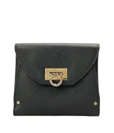 訳あり Salvatore Ferragamo 二つ折り財布 ガンチーニ JL-22 4208 レディース サルヴァトーレフェラガモ