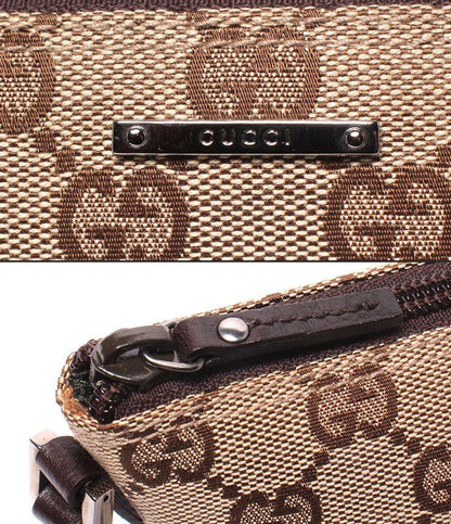 美品 GUCCI ポーチ アクセサリーポーチ GGキャンバス 07198 2123 レディース グッチ