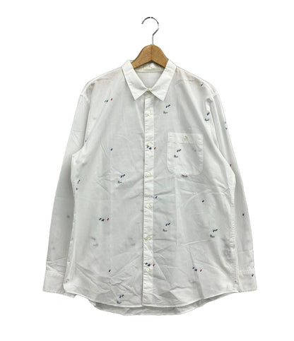 パパス 長袖シャツ 音符柄 メンズ SIZE 50 L (L) papas