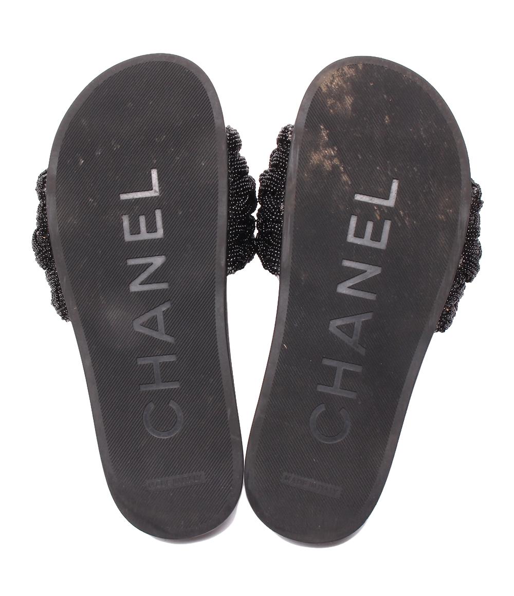 シャネル サンダル ビーズ レディース SIZE 37 (M) CHANEL