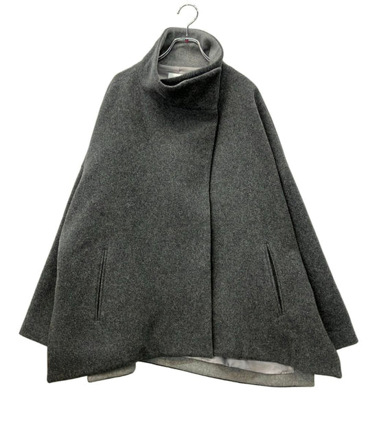 ELENDEEK ショートコート ケープスタンドカラー 24AW ウール レディース SIZE F (M) エレンディーク