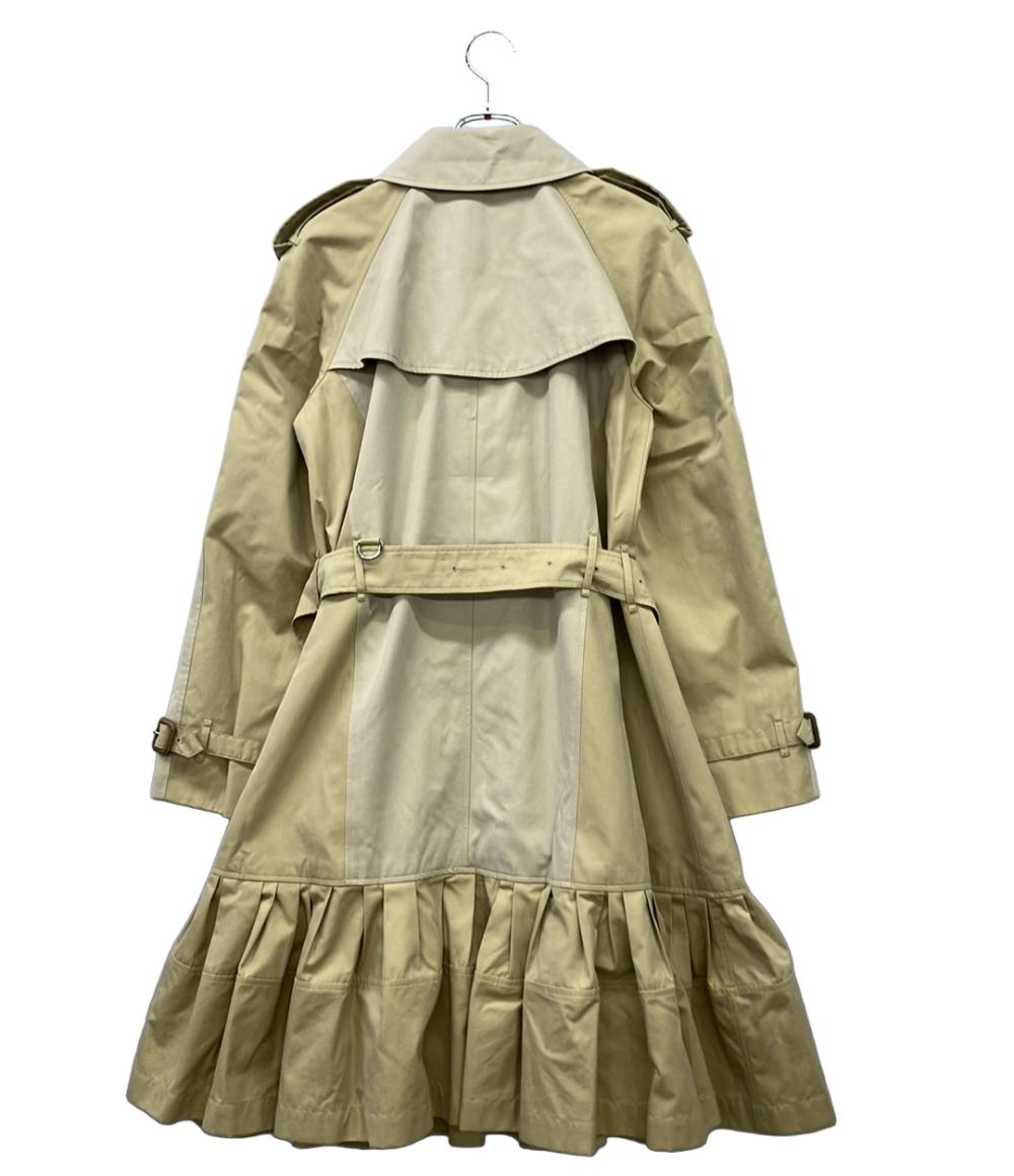 美品 BURBERRY トレンチコート フリル 8026560 レディース SIZE 40 (XL