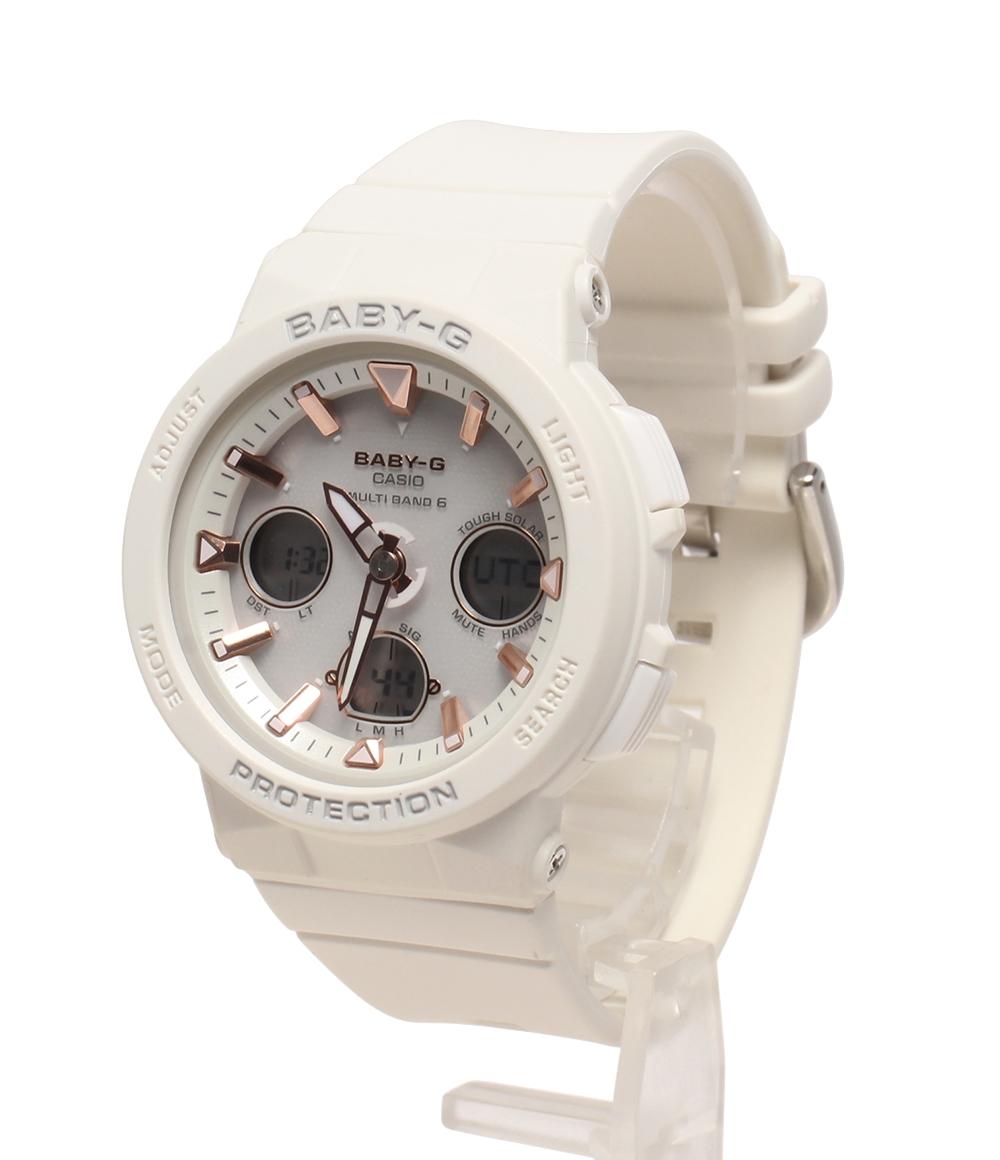 美品 CASIO 腕時計 ビーチトラベラー Baby-G ソーラー BGA-2500 レディース カシオ