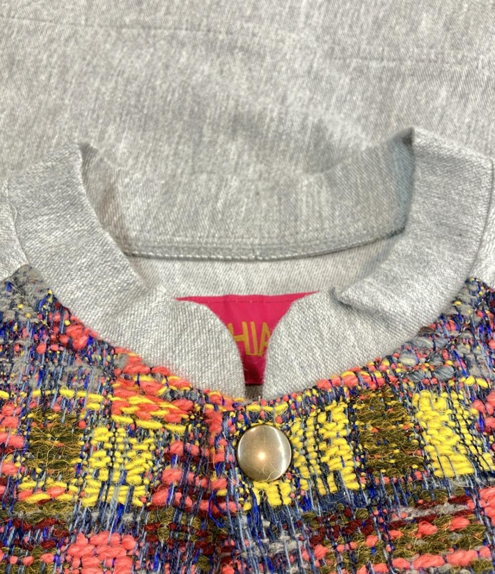 アリア ケント ノーカラージャケット レディース SIZE F (M) MALHIA KENT