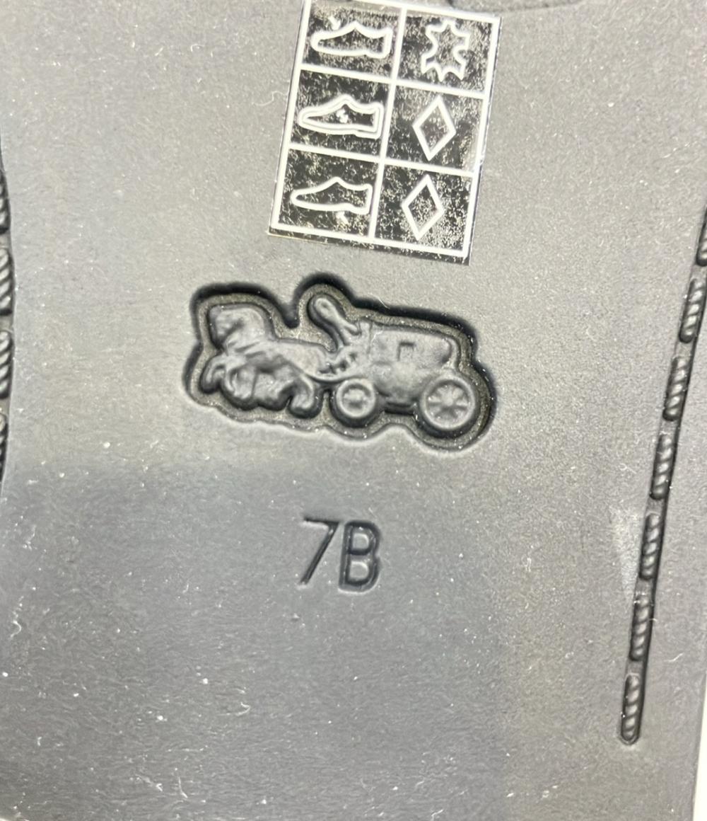 美品 COACH フラットシューズ エミリア メリー ジェーン グロメット レディース SIZE 7 B コーチ