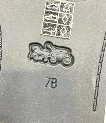 美品 COACH フラットシューズ エミリア メリー ジェーン グロメット レディース SIZE 7 B コーチ