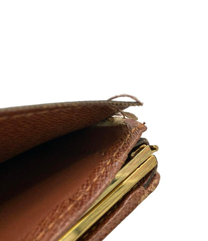 LOUIS VUITTON 二つ折り財布 がま口 キャンバス モノグラム M61674 レディース ルイ・ヴィトン