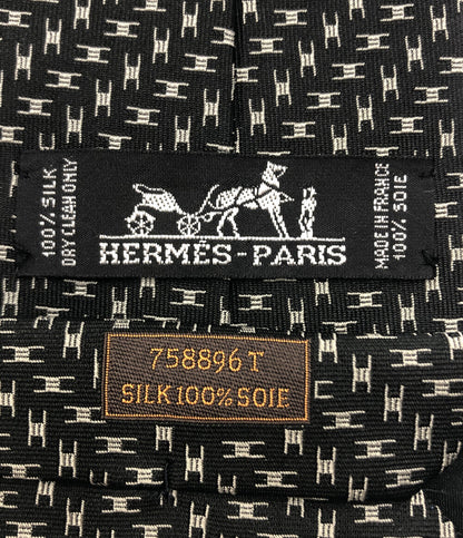 エルメス  ネクタイ シルク100％ H柄      メンズ  (複数サイズ) HERMES