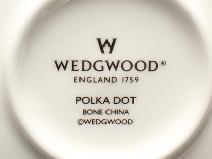 美品 WEDGWOOD カップ＆ソーサー ポルカドット グリーン ウエッジウッド