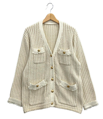 ナノユニバース ツイードジャケット ノーカラー レディース SIZE M (M) nano universe