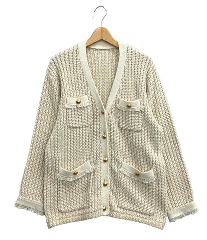 ナノユニバース ツイードジャケット ノーカラー レディース SIZE M (M) nano universe