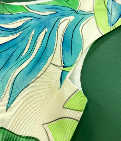 訳あり アナイ ボタニカル柄ノースリーブフレアミディアムワンピース レディース SIZE 38 (S) ANAYI