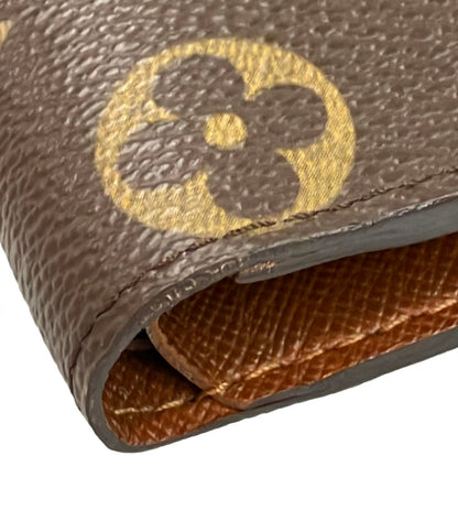美品 ルイヴィトン 二つ折り財布 ポルトフォイユマルコ モノグラム M61675 メンズ Louis Vuitton