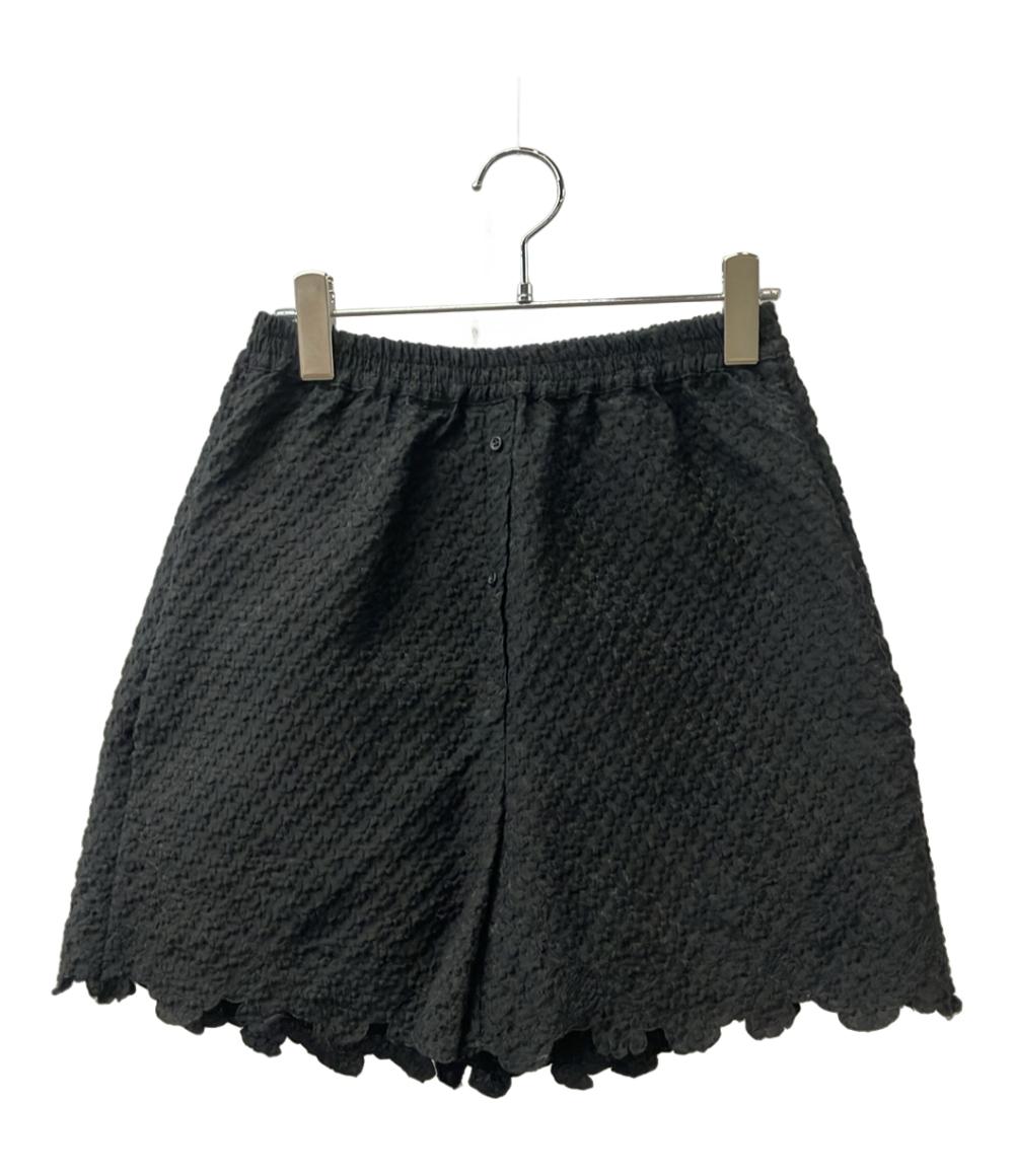 CECILIE BAHNSEN ショートパンツ ジャカード 花模様 フェミニン 1577-343-9068 レディース SIZE 8 (M) セシリー バンセン