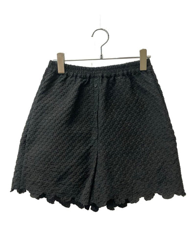 CECILIE BAHNSEN ショートパンツ ジャカード 花模様 フェミニン 1577-343-9068 レディース SIZE 8 (M) セシリー バンセン