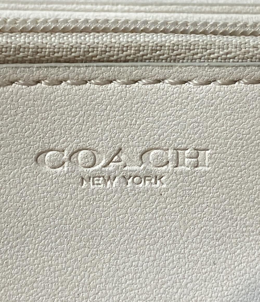 コーチ ラウンドファスナー長財布 シグネチャー レディース COACH