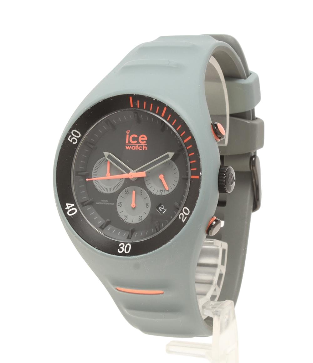 ice watch 腕時計 クオーツ ブラック 014947 メンズ アイスウォッチ