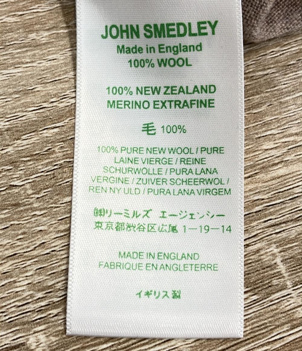 美品 JOHN SMEDLEY 長袖ポロシャツ ウール100% タグ付き STANDARD FIT  BELPER SHIRT LS メンズ SIZE S ジョンスメドレー