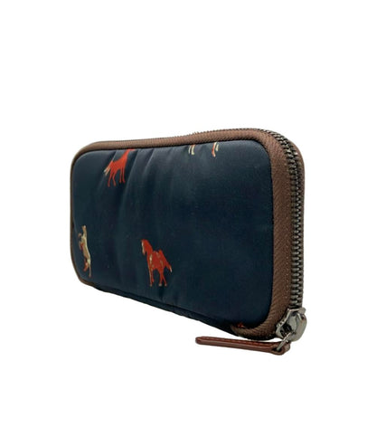 russet ラウンドファスナー長財布 WOODLANDER レディース ラシット