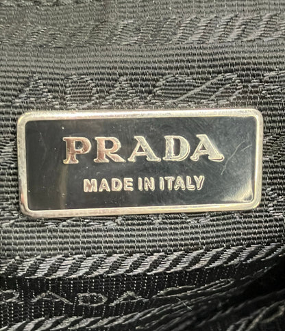 訳あり PRADA メッセンジャーバッグ ショルダーバッグ 斜め掛け レザー メンズ プラダ