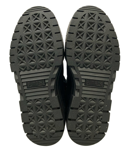 美品 PUMA サイドゴア厚底ショートブーツ メイズ チェルシー スウェード 382829-01 レディース SIZE 23.5 プーマ