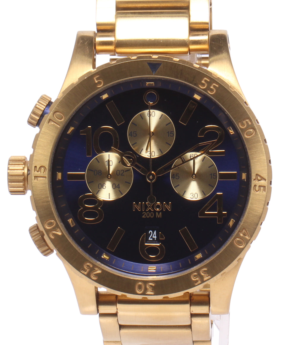 NIXON 腕時計 THE 48-20 CHRONO クオーツ ブルー A486-1922 メンズ ニクソン