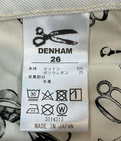 美品 デンハム ワイドストレートデニムパンツ レディース SIZE 26 (S) DENHAM