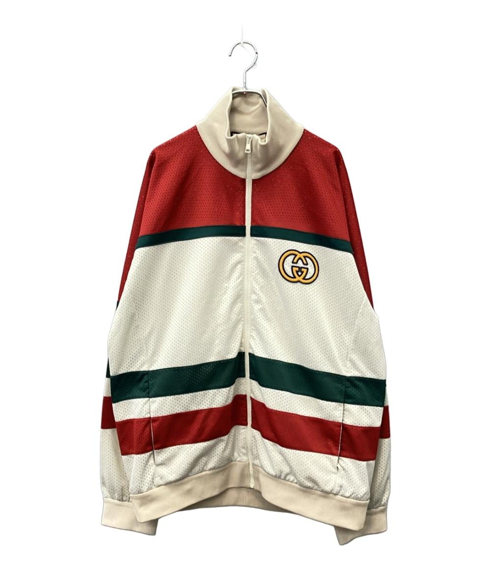 美品 GUCCI メッシュジャケット ブルゾン RM201 TZC HIN81W メンズ SIZE L グッチ