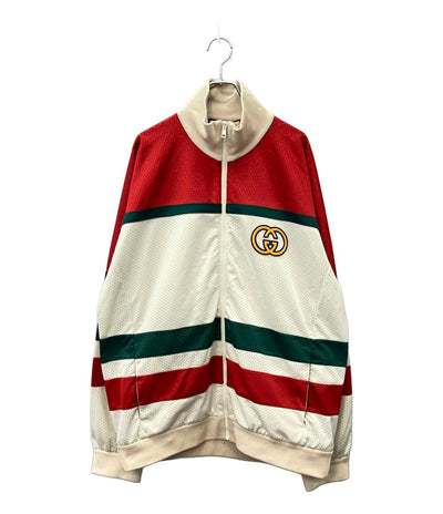 美品 GUCCI メッシュジャケット ブルゾン RM201 TZC HIN81W メンズ SIZE L グッチ
