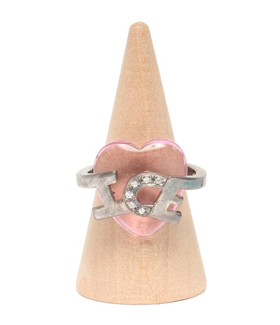 ICEBERG リング 指輪 SV925 ハートモチーフ レディース SIZE 11号 アイスバーグ