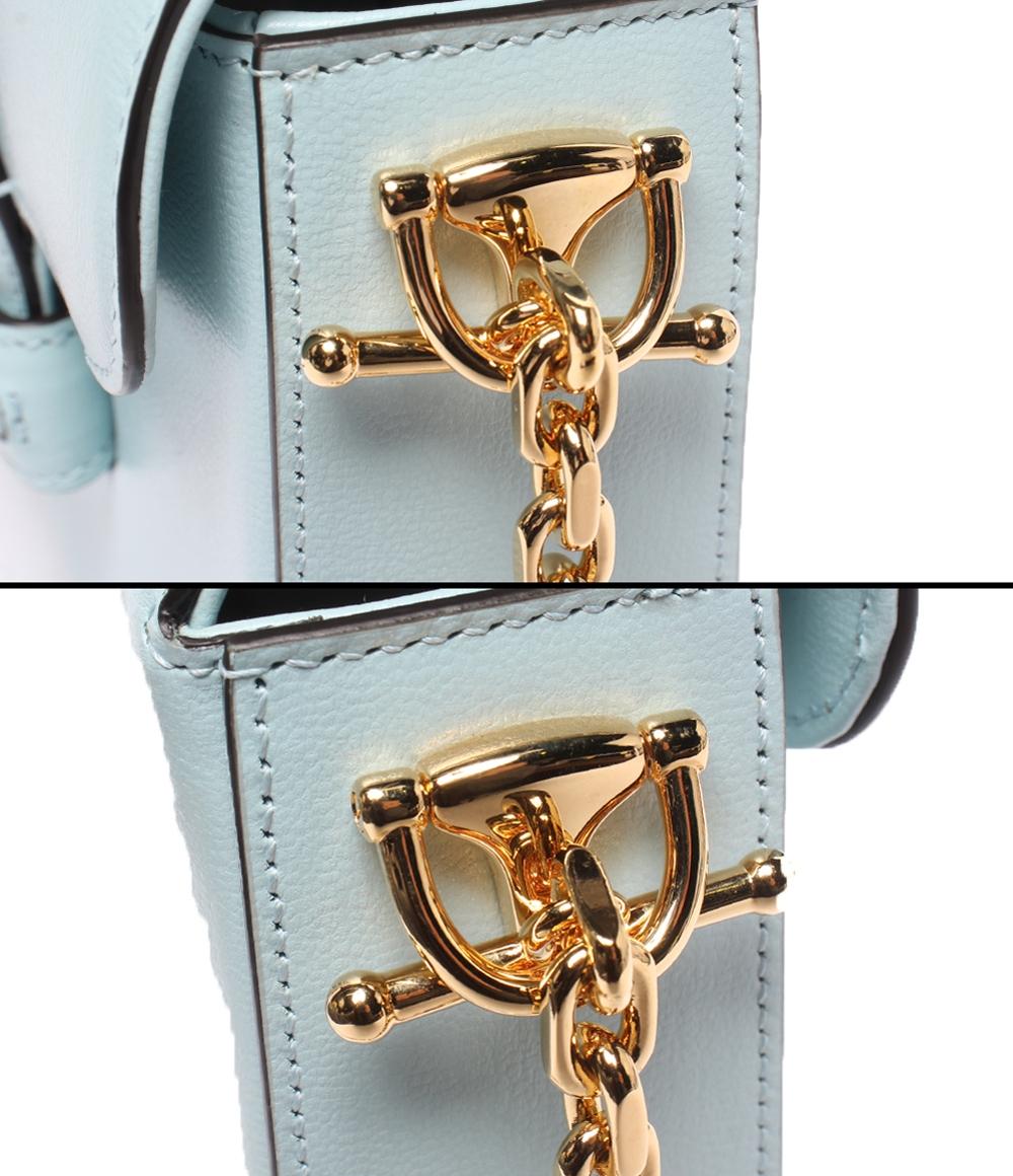 美品 GUCCI チェーンショルダーバッグ 肩掛け グッチ ホースビット1955 675801 213317 レディース グッチ