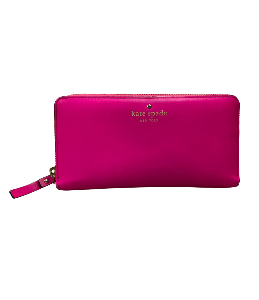 Kate Spade ラウンドファスナー長財布 レザー PWRU3025 レディース ケイトスペード