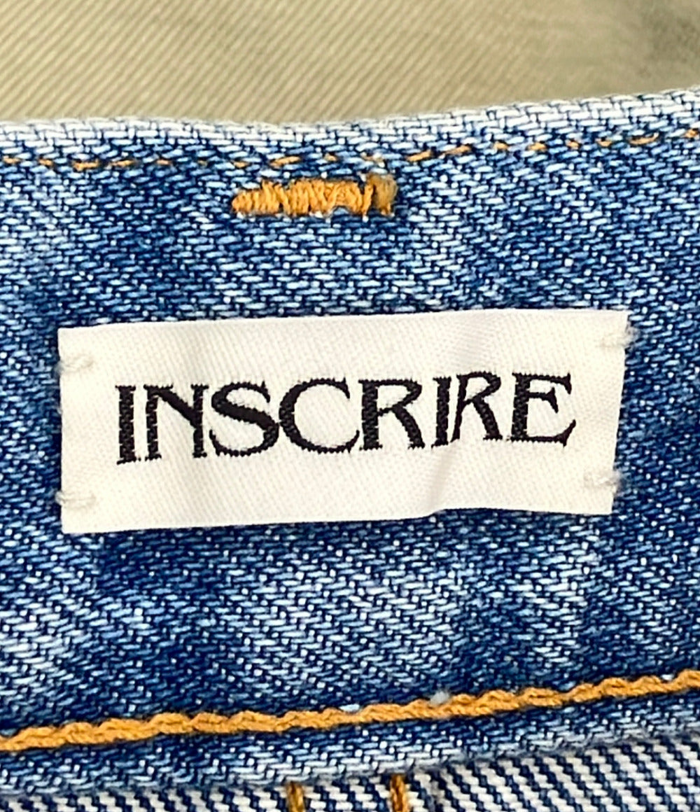 訳あり INSCRIRE ドッキングチノパンツ レディース SIZE 36 (S) アンスクリア