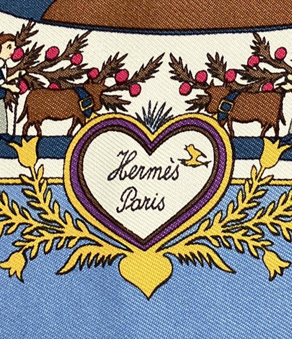 エルメス スカーフ カレ 40 シルク 100% Decoupages レディース HERMES