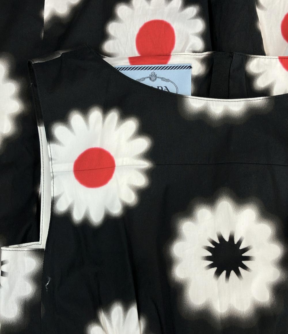 プラダ 花柄 ノースリーブワンピース レディース SIZE 36S PRADA