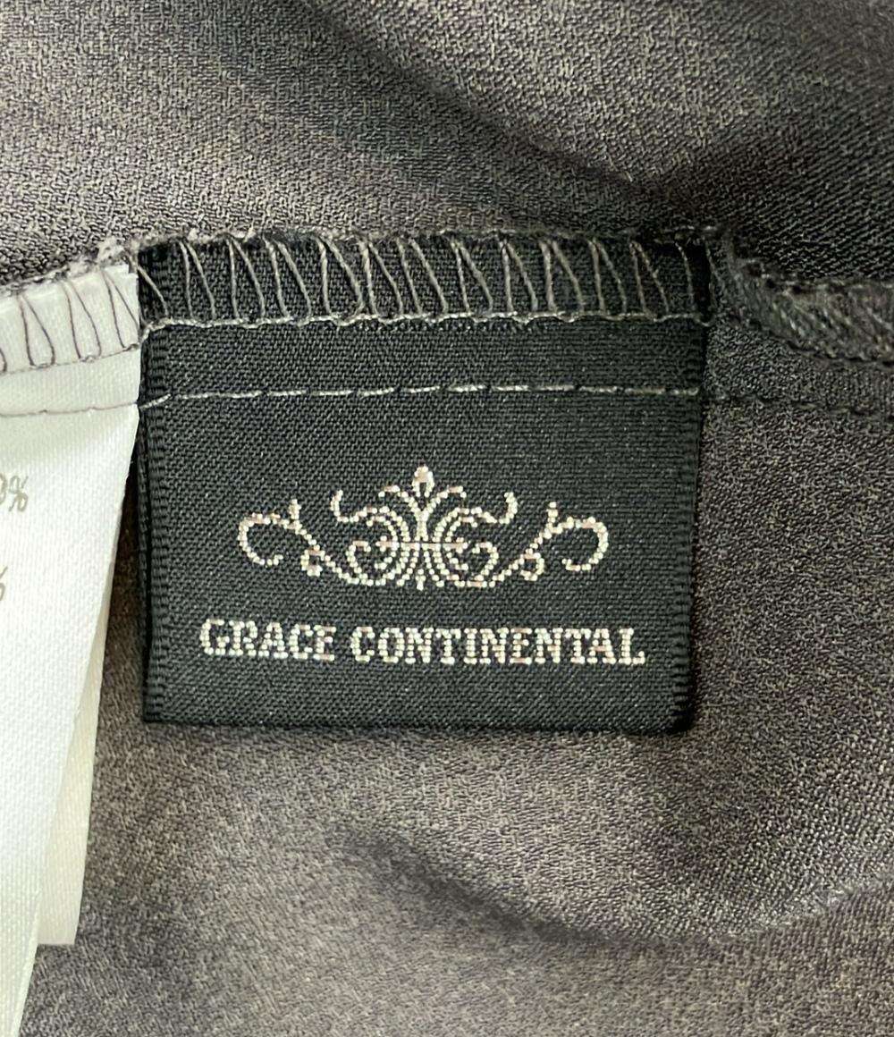美品 GRACE CONTINENTAL 長袖ワンピース ガーリー フェミニン レディース SIZE 36 (S) グレースコンチネンタル