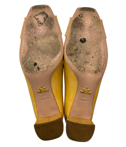 PRADA スクウェアトゥエナメルパンプス レディース SIZE 37 (23.5cm) プラダ