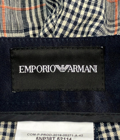 Emporio Armani ハイウエストパンツ タータンチェック 5NP38T52114 レディース SIZE 42 (L) エンポリオ・アルマーニ