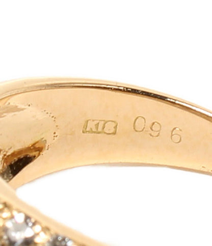 美品 リング 指輪 K18 ルビー 1.07ct ダイヤ 0.96ct レディース SIZE 12号