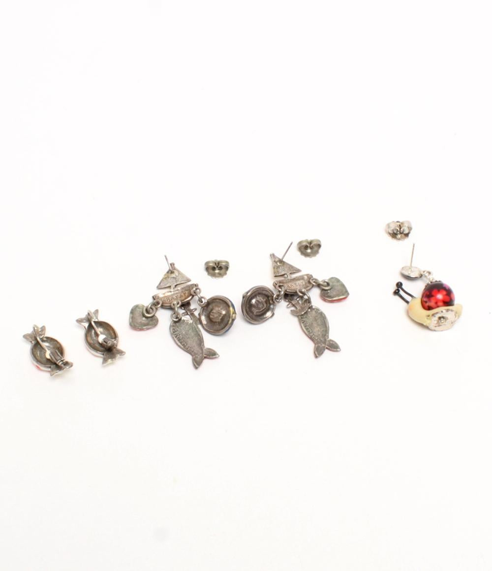 TARATATA ピアス ブレスレット リング指輪  ケーキモチーフ 魚モチーフ ロブスターモチーフ カタツムリモチーフ 8点セット レディース タラタタ