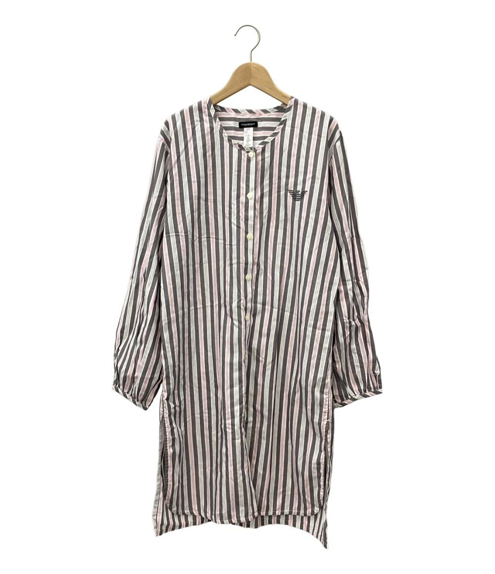 エンポリオ・アルマーニ ストライプ ロングシャツ レディース SIZE S Emporio Armani