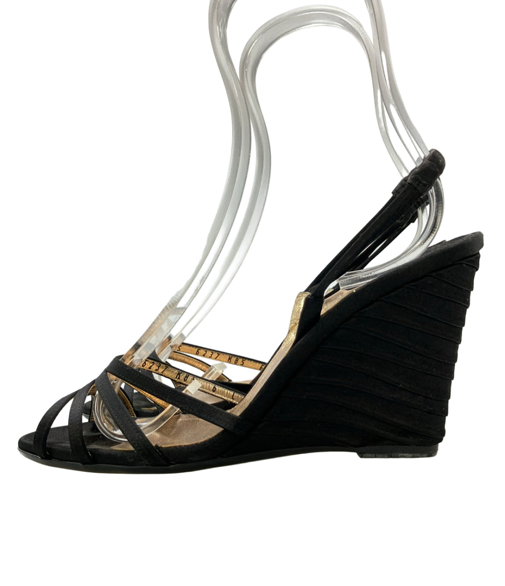 訳あり Salvatore Ferragamo ウェッジソールサンダル レディース SIZE 6 サルヴァトーレフェラガモ