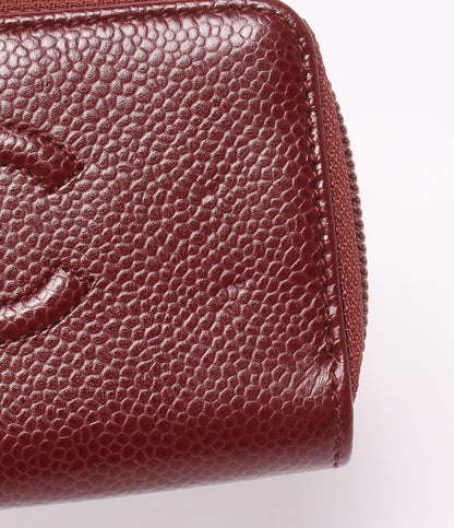 CHANEL コインケース キーリング付き 18番台 シルバー金具 レディース シャネル