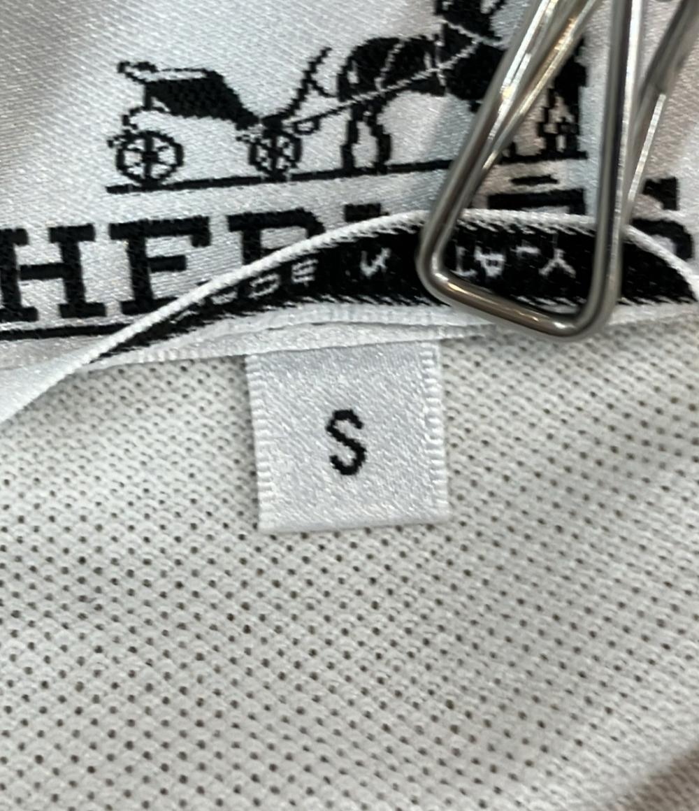 HERMES 半袖シャツ 胸ポケットロゴ 刺繍 メンズ SIZE S エルメス