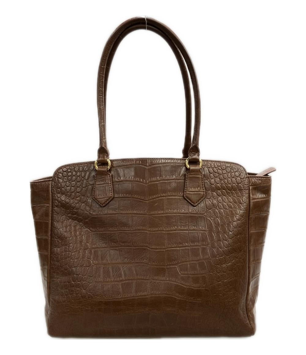 コールハーン トートバッグ クロコ型押し レザー レディース COLE HAAN