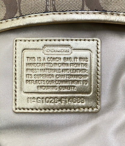 COACH ショルダーバッグ 斜め掛け シグネチャー F14689 レディース コーチ