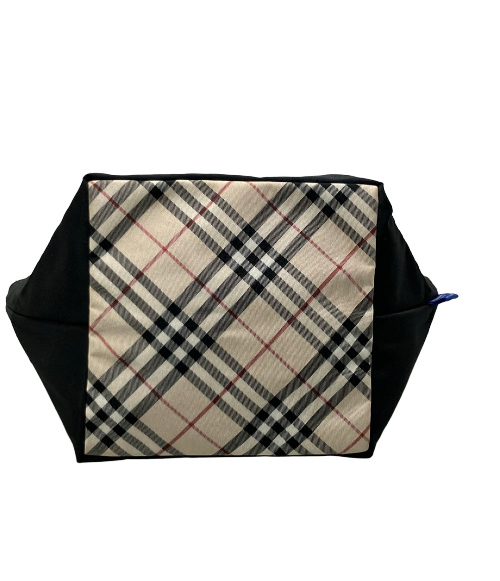 BURBERRY BLUE LABEL ハンドバッグ ナイロン 牛革 レディース バーバリーブルーレーベル