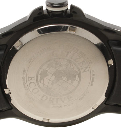 美品 CITIZEN 腕時計 ソーラー ブラック J810-S090857 メンズ レディース シチズン