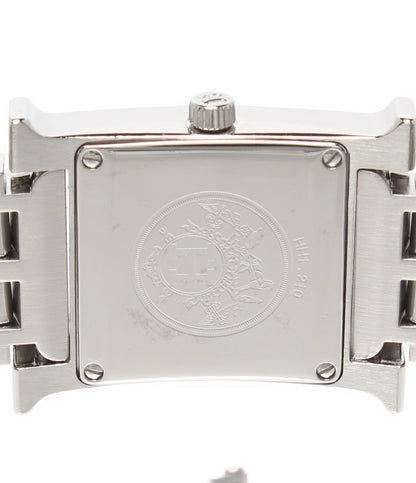 HERMES 腕時計 Hウォッチ クオーツ ブラック HH1.210 レディース エルメス